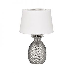 Tafellamp pineapple wit/zilver  groot                       