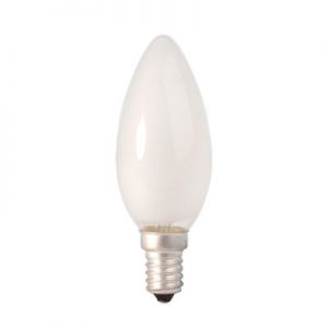 Kaarslamp 7 - 10 watt Mat E14                               