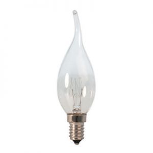 Kaarslamp Tip 15 watt Helder E14                            
