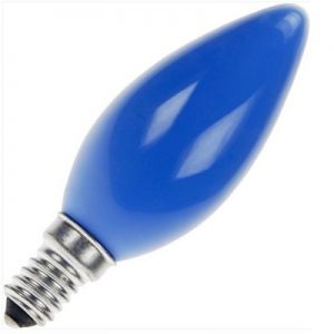 Kaarslamp 25 watt E14 Blauw                                 