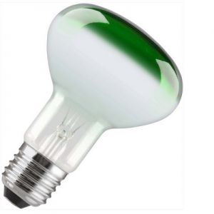 Reflectorlamp 60 watt E27 80mm Groen                        