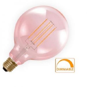 LED lamp roze GLOBE SMOKE 6W                                