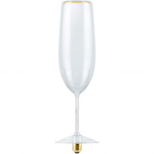 LED lamp in de vorm van een champagne glas                  