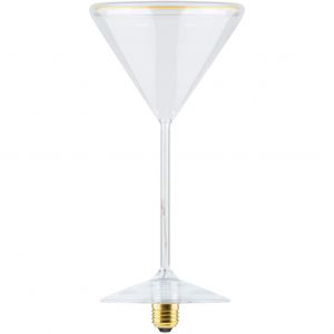 LED lamp in de vorm van een martini glas                    