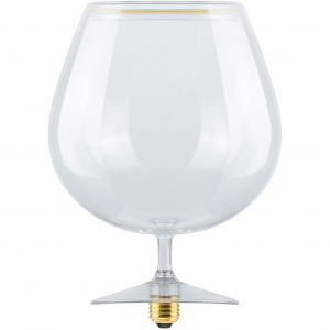 LED lamp in de vorm van een cognac glas                     