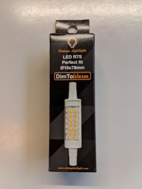Vintage Led Light Buis 5.0 watt DimToWarm                   