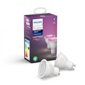 Philips Hue Bluetooth Gu10 White/Color Ambience 2x          