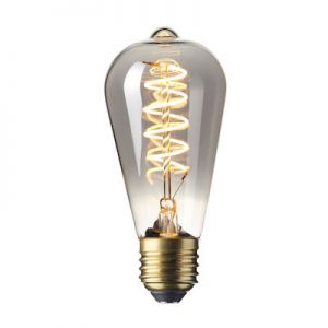 Calex Rustic Led Lamp Titanium ST64                         