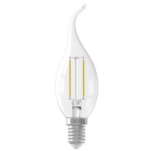 Calex Candle LED Lamp Clear Tip Kaars BXS35                 