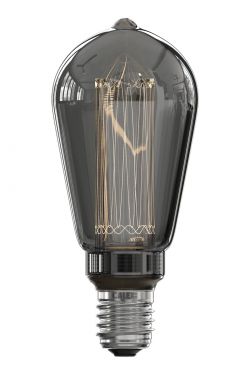 Calex Rustic LED lamp Titanium Rustiek ST64 Crown           