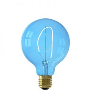 Calex NORA Sapphire Blue G95 Led Lamp                       