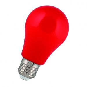 Bailey Gekleurde LED Lamp Standaard A60 E27 Rood            