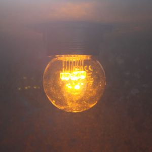 FDL Gekleurde LED Lamp Kogel E27 WarmWit Amber              