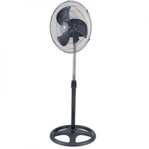 Ventilator staand zwart/chroom 42 cm                        