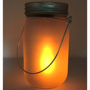 Tuinlamp Kaars met vlampeffect op zonne energie             